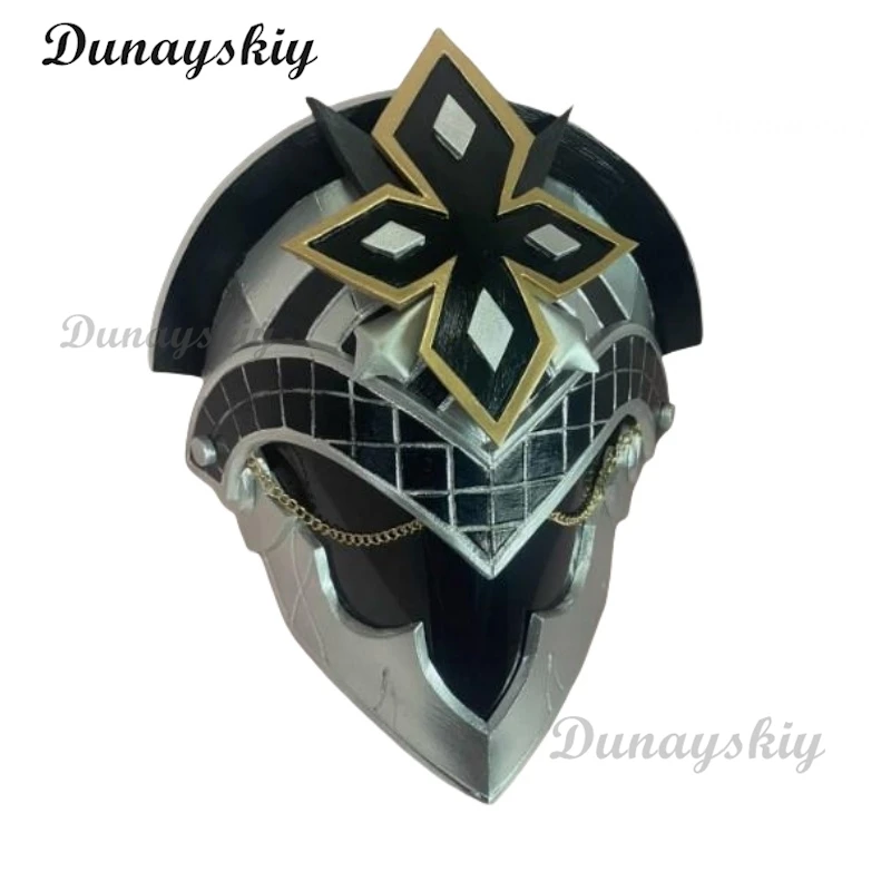 Genshin Impact Eleven Fatui Harbinger Косплей Костюм Парик Плащ Маска Щит Для Лица Черная Униформа