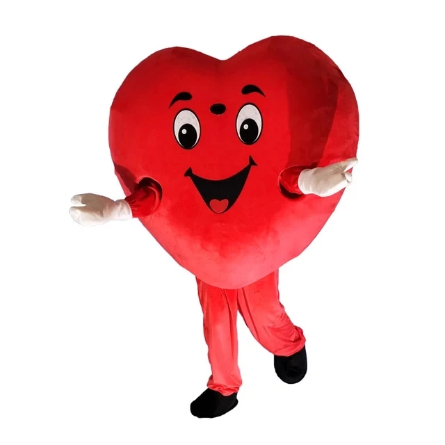

love heart Mascot Costume Fancy Dress Animal mascot costume free shipping