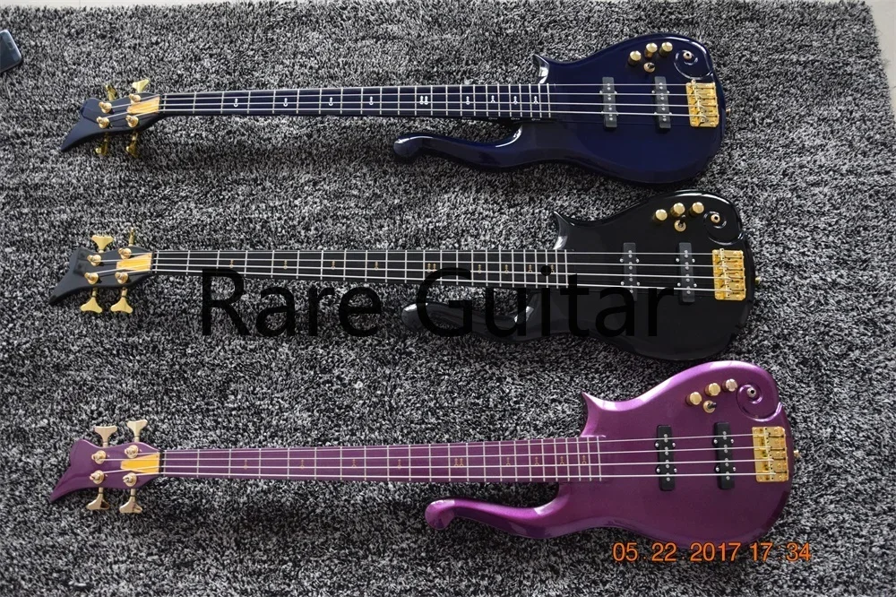 

Diamond Series Prince Cloud 5 Strings 4 Strings Electric Bass Guitar Maple Body White Black Blue Purple ,Symbol Fingerboard