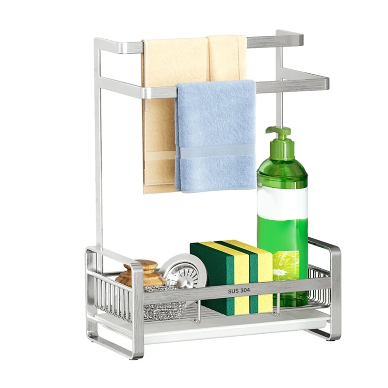 

1 шт. полка для губки, полка для слива раковины, полка для хранения мыла в ванной комнате, стойка-органайзер для кухонной раковины, стойка из нержавеющей стали