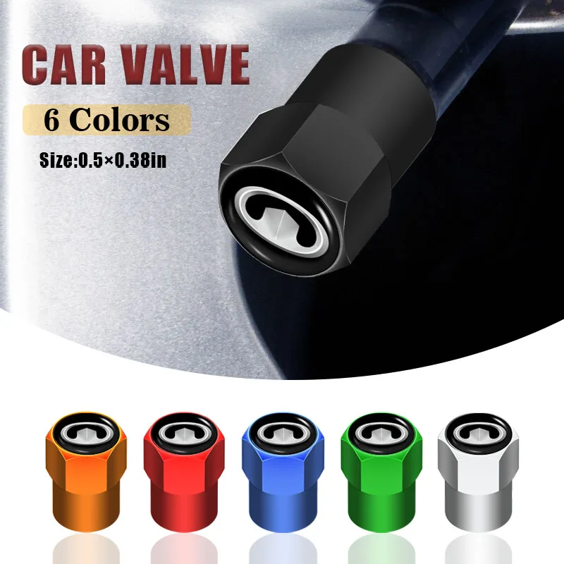 

4Pcs Metal Car Tyre Stem Air Valve Caps Universal for Great Wall Poer M4 Voleex C30 Pao Wingle 5 Haval H2 H3 H4 H6S Accessories