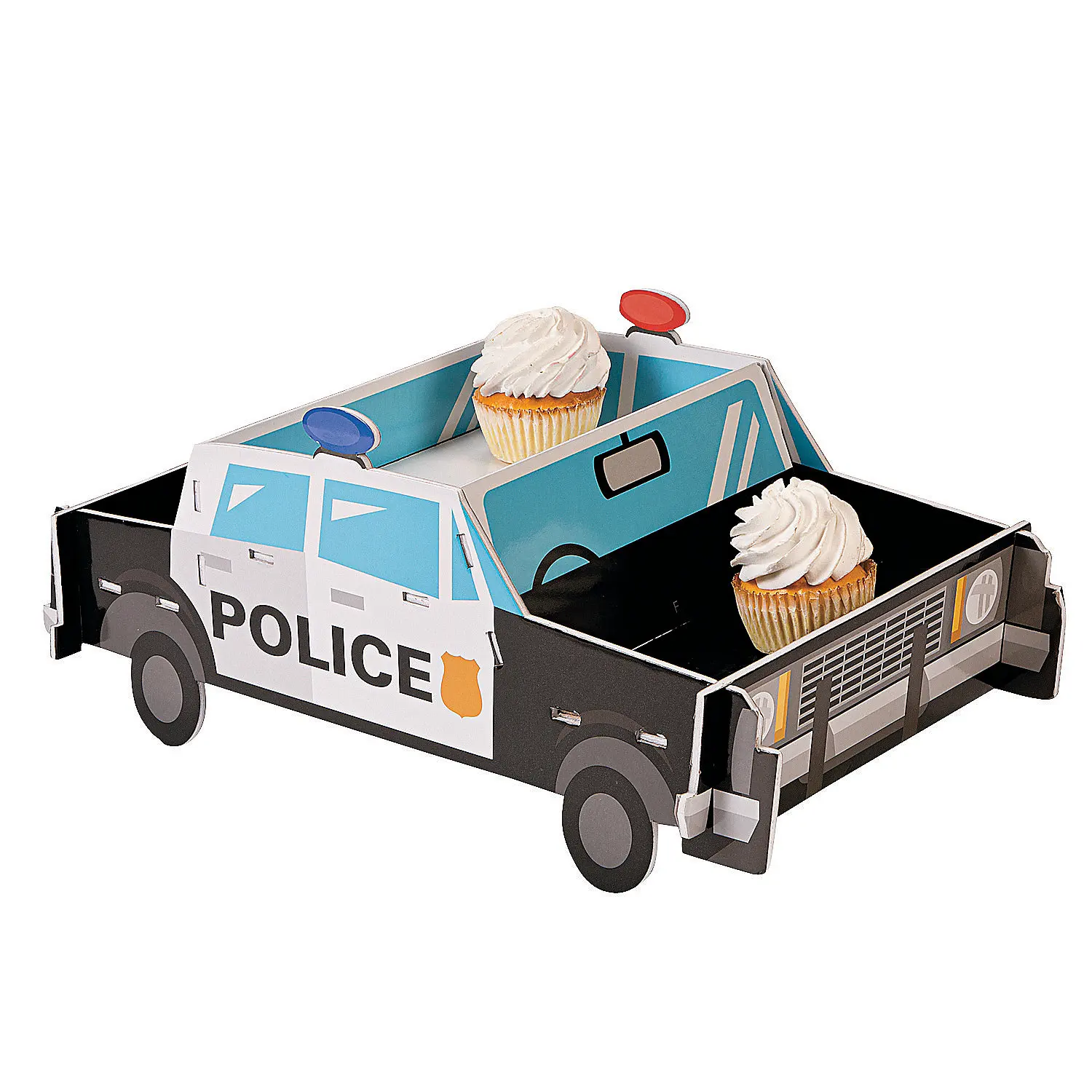 

Police Party Cupcake Holder - Party Supplies - 1 Piece