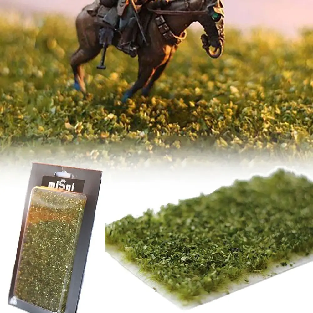 

Green Mini Grass Tufts Scene Model DIY Material Artificial Leaved Vegetation Self-Adhesive Landscape Making