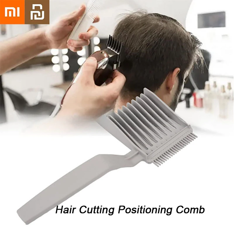 

Xiaomi Youpin Barber Combs Men Professional Curved Positioning Comb Clipper Blending Flat Top Hair Comb Hair Styling Appliances