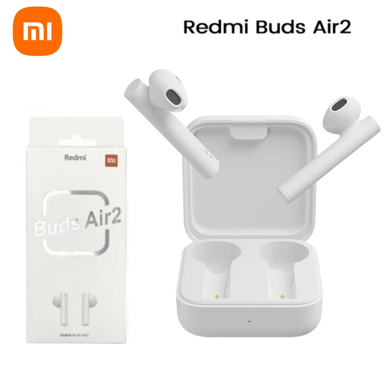 Global Version Xiaomi Redmi Air2 True TWS Mi True Wireless Bluetooth-compatible Earphone Air 2 Earbuds 20h Touch Control Headset