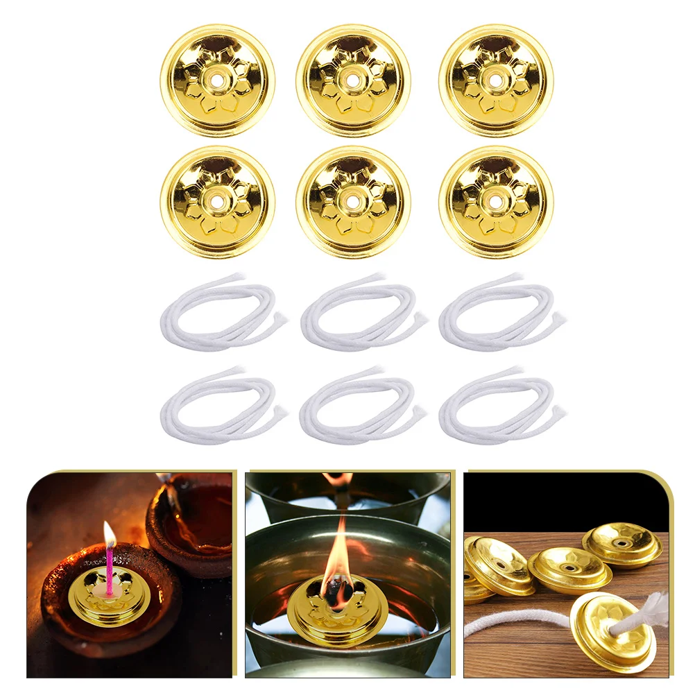 

Oil Float Wick Lamp Replacement Floating Holder Labs Burner Butter