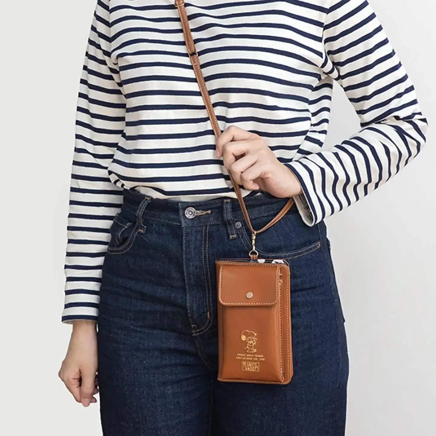 Snoopy Puppy Dog с несколькими позициями для карт милый кошелек вертикальный через