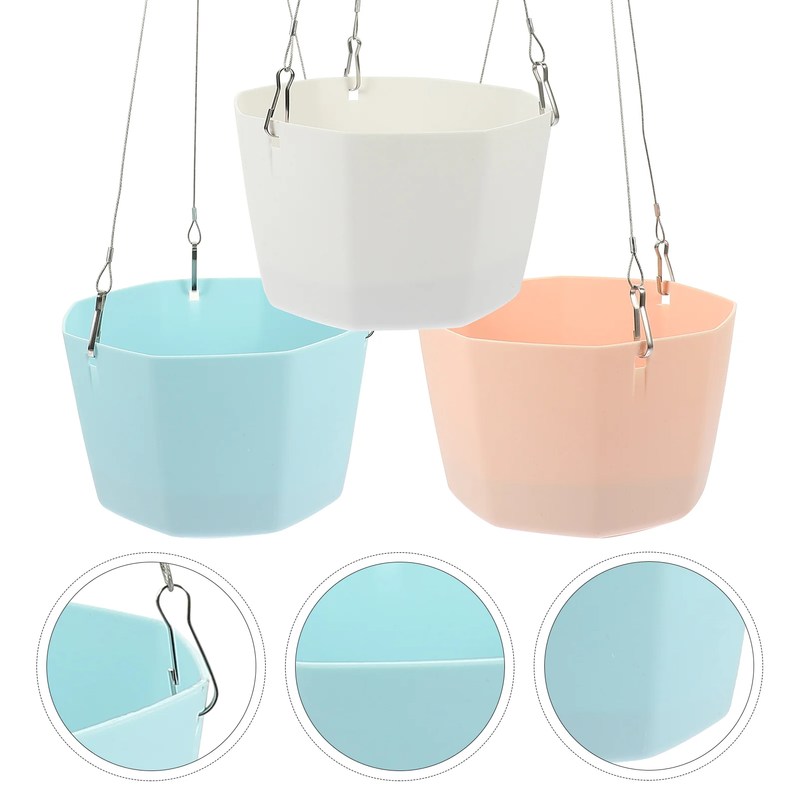 

Hanging Basket Self Watering Baskets Planter Pot Flowerfor Outdoor Wall Indoorpots Holder Succulent Planters Decorative