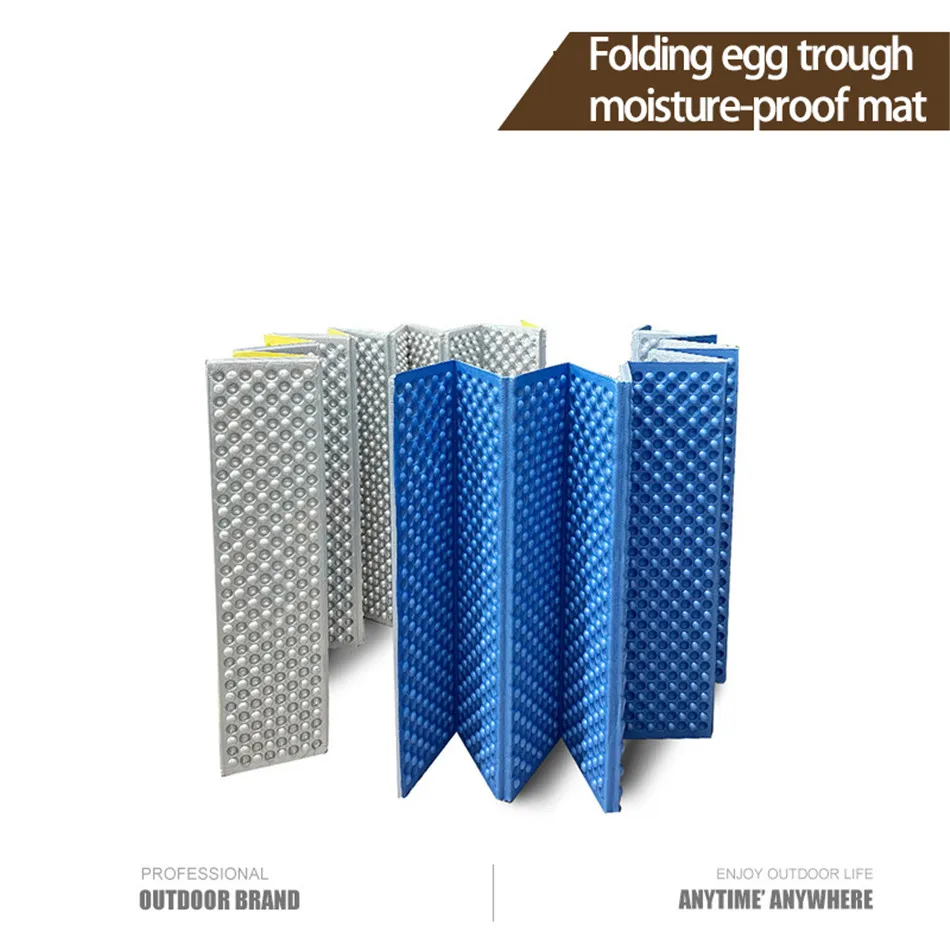 

Outdoor Camping Tent Sleeping Mat Aluminum Foil Golding Egg Nest Moisture-proof Pad Single Thickened Nap Pad Picnic Mat