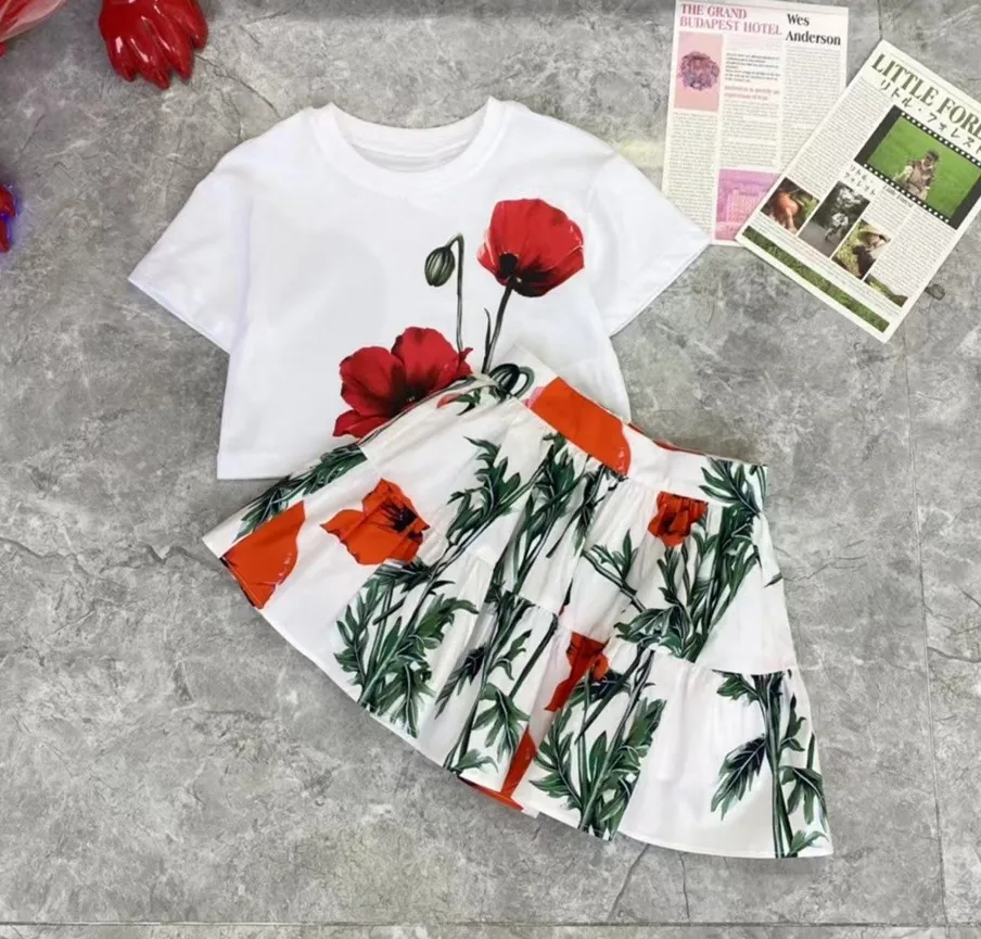 

High Quality Brand Summer Girls Dresses Flower dress Lightweight kids Dresses Children's Cloth