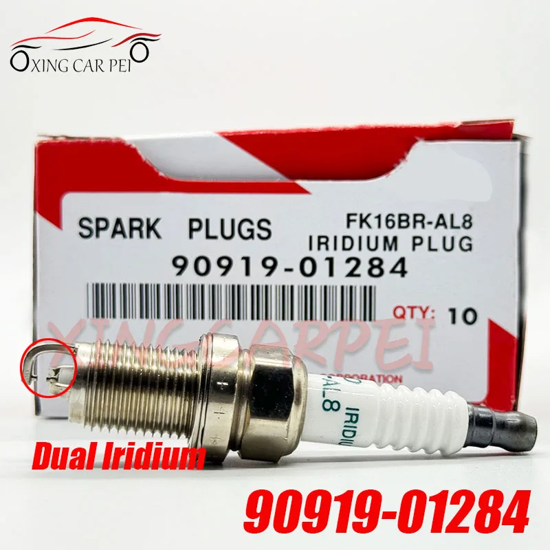 

4 шт. 90919-01284 FK16BR-AL8 Iridium Свеча зажигания для Toyota Yaris Aqua Sienta Prius C Vitz Fielder 9091901284 FK16BRAL8 автозапчасти