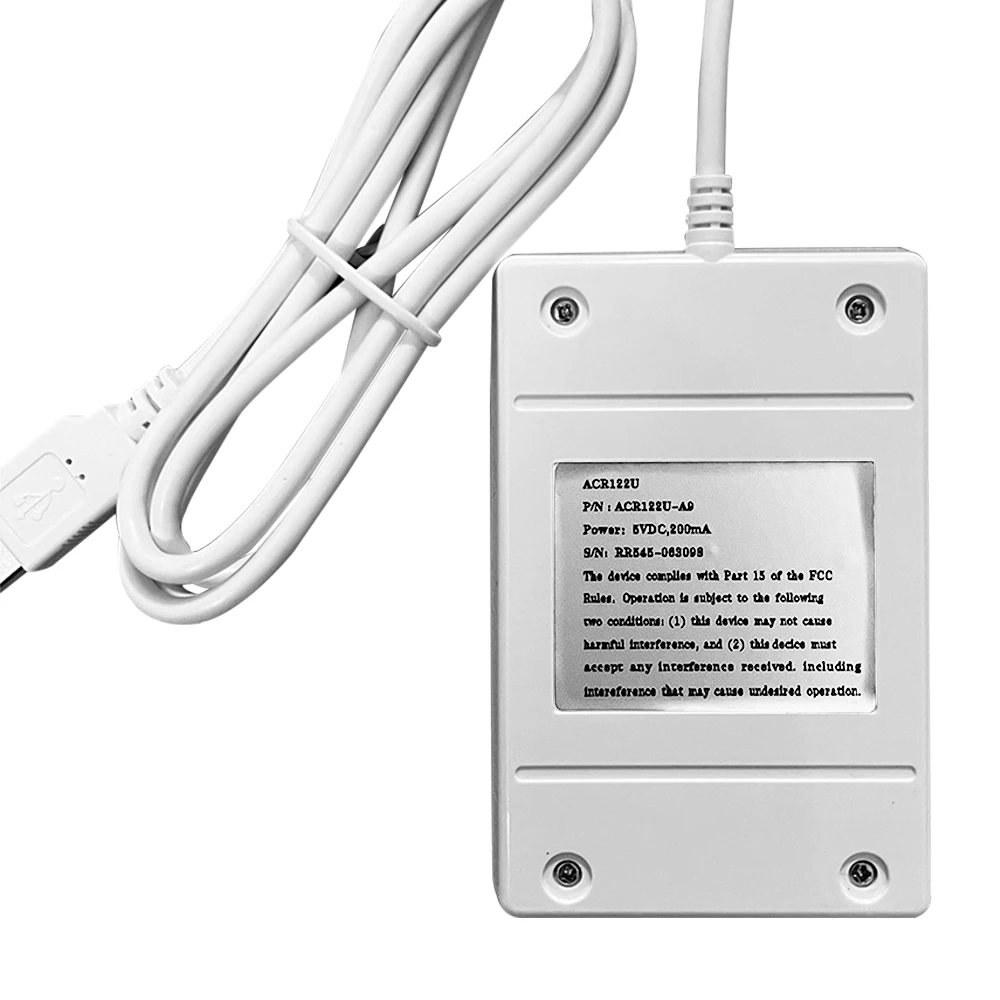ACR122U RFID access card reader duplicator 13.56MHZ NFC support ISO / IEC18092 smart chip crack writer |