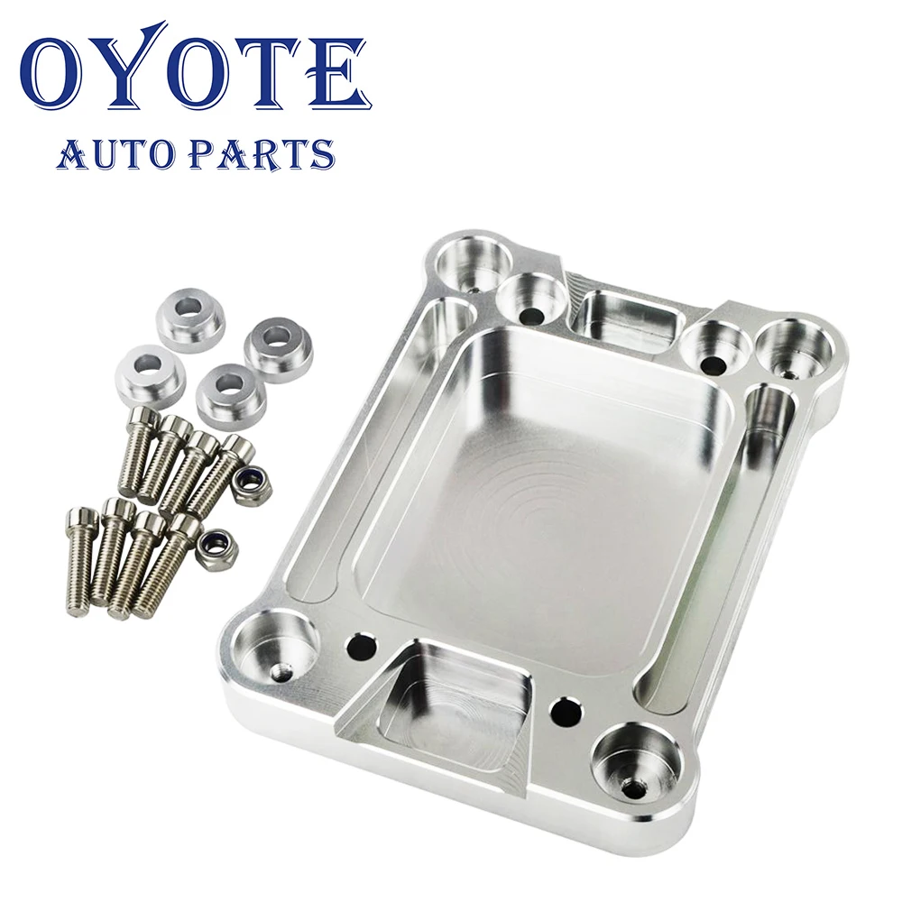 

OYOTE New Billet Shifter Base Plate For Civic Integra RSX / K20 K24 K-Series engine EG EK DC2 EF Series Swap