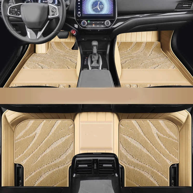 Фото Двухслойные автомобильные коврики на заказ для Changan Oshan Z6 Eado PLUS, водонепроницаемые кожаные коврики-вкладыши для пола, аксессуары для автомобиля №5