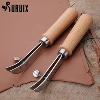 leather tools adjustable cutter diy handmade leather crimper slotting and grooving device edge holder leathercraft cutting