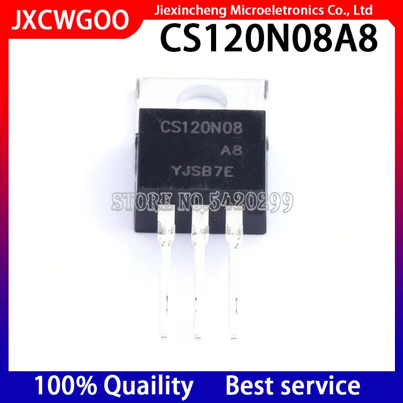 

10PCS CS120N08A8 CS120N08 85V 120A TO220 MOSFET New original