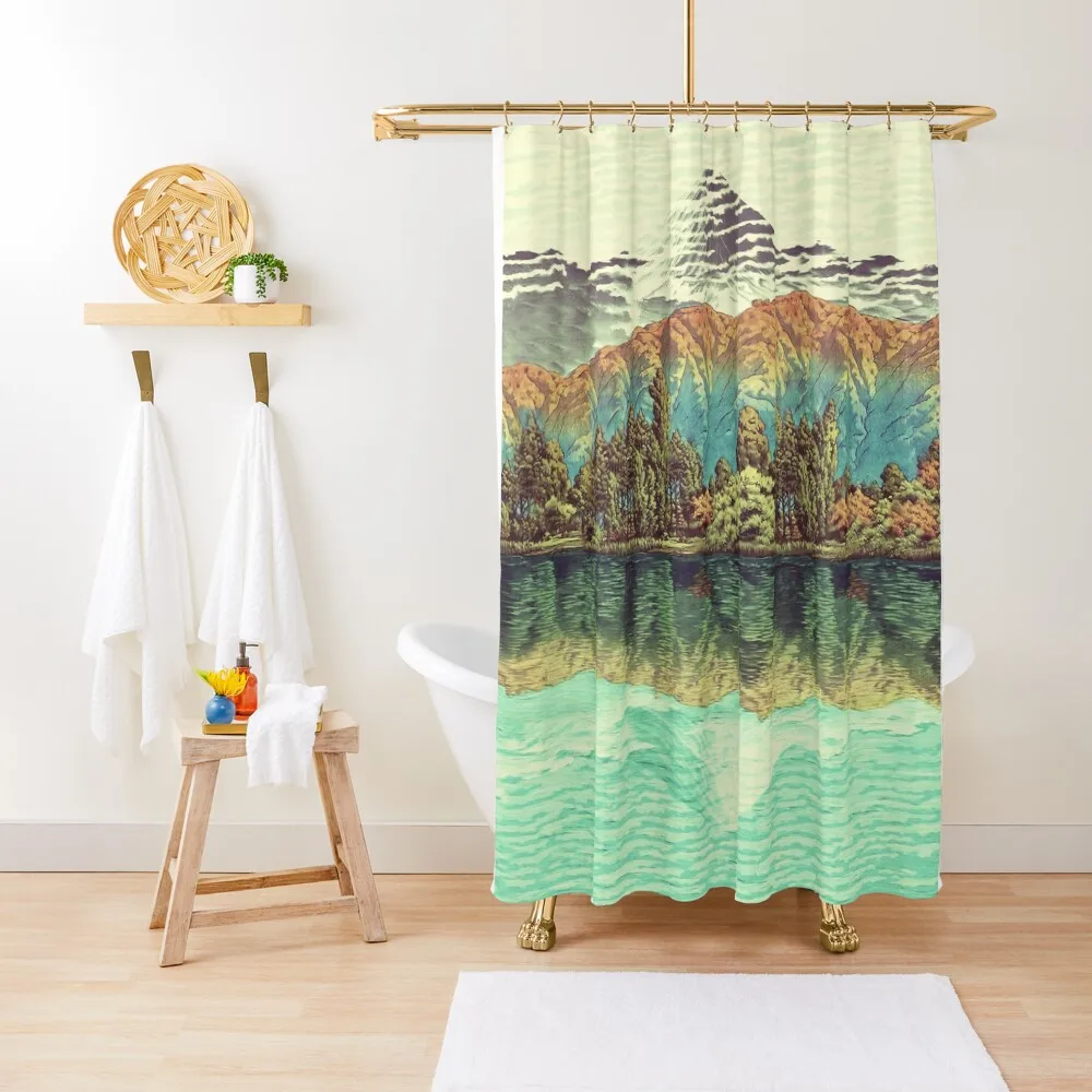 Фон для ванной комнаты Неизвестные холмы в Камакуре