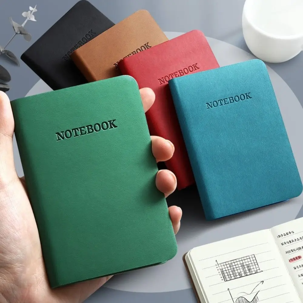 

1Pcs A7 Mini Notebook Portable Pocket Notepad Memo Diary Planner Agenda Organizer Office School Stationery