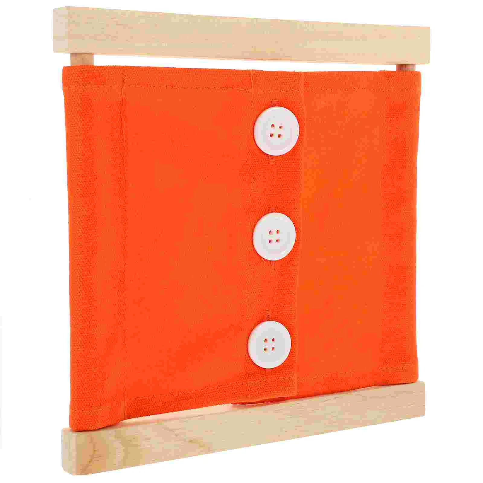 

Учебные пособия для обучения гардероба, занятая доска, детский макияж, игрушка сенсорная, для малышей, тканевая кнопка, обучающая деревянная детская игрушка