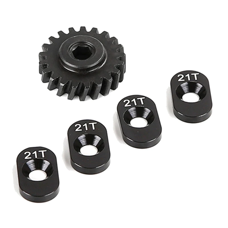 

LT Medium Differential High Speed Helical Small Tooth Gear Kit For 1/5 Hpi Rofun Rovan KM Baja Rc Car Parts 21T