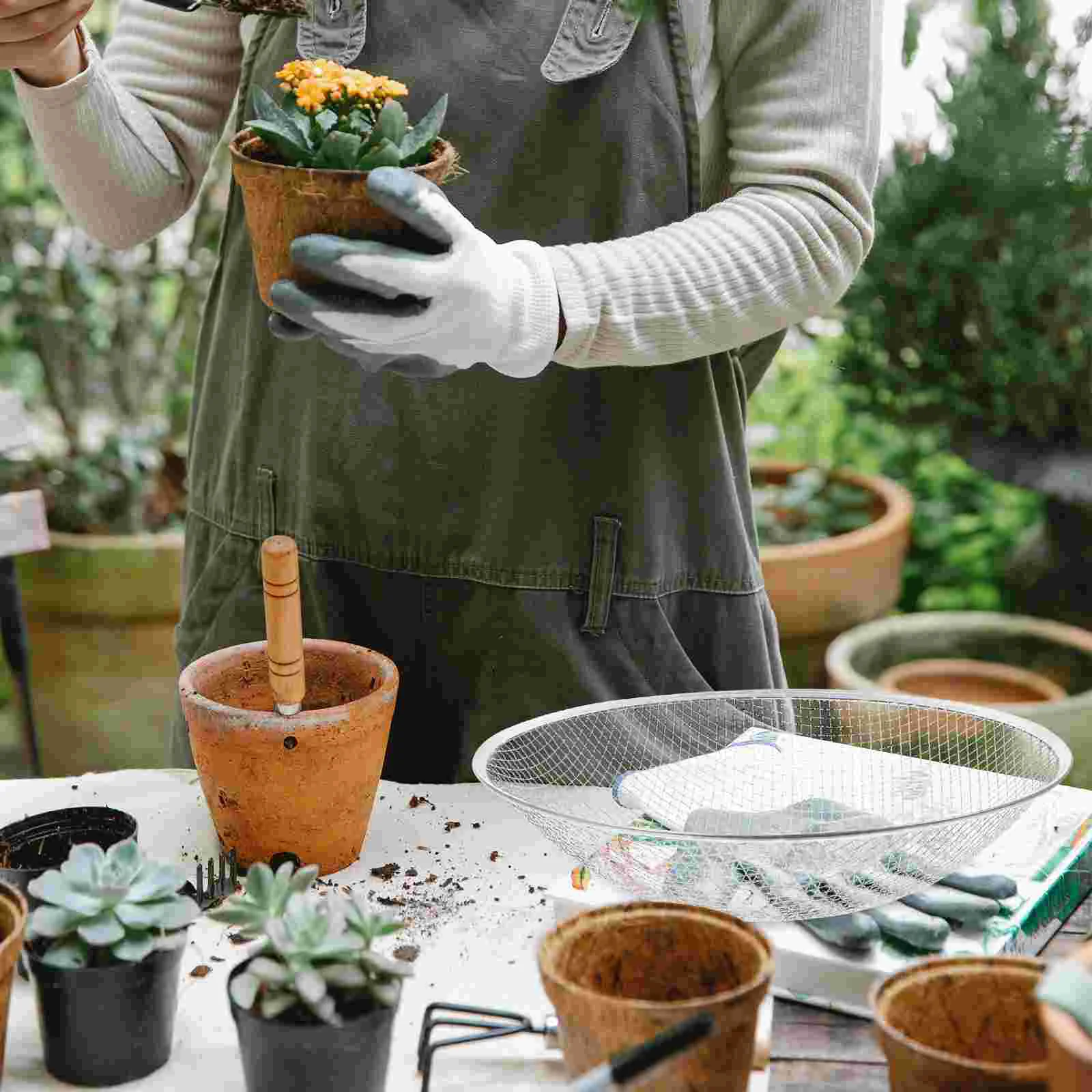 

Metal Soil Sifting Screen Mesh Garden Sifter Gardening Sieve Soil Sifter Rock Sifter