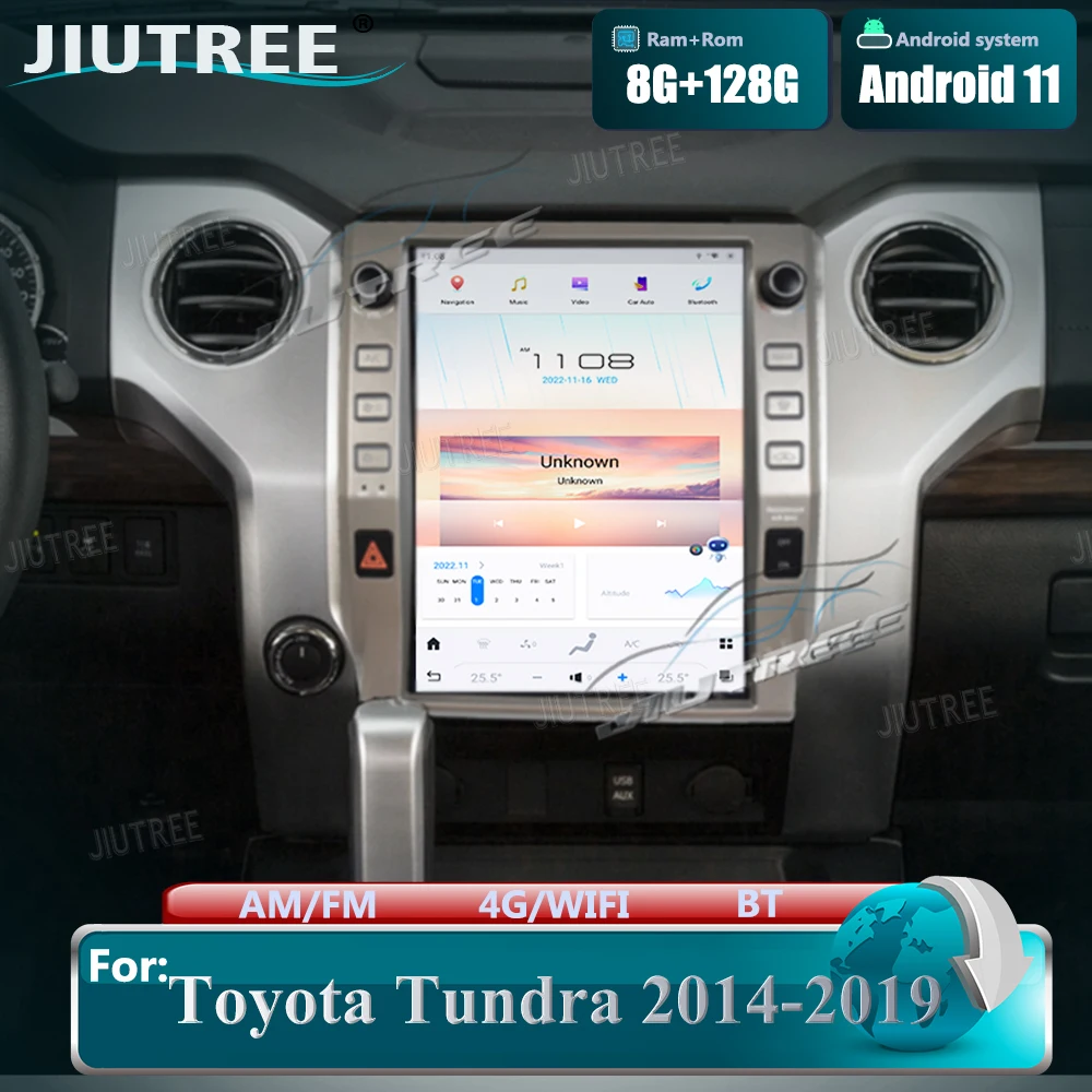 

Carplay HD Tesla экран Android автомобильный GPS мультимедийный плеер для Toyota Tundra 2014 2015 2016 2017 2018 2019 Радио Стерео головное устройство