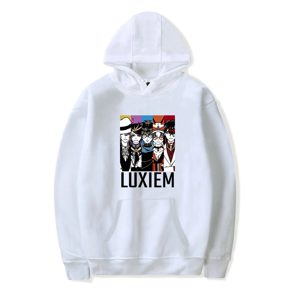 Luxiem VTuber Vox Akuma Mysta Rias Толстовка с капюшоном унисекс длинным рукавом для женщин и