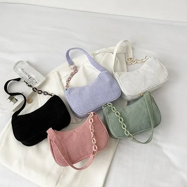 

Women Women's For Bags Casual Crossbody Corduroy Bag Handbags Solid Bags Women For New Fashion Simple Color Shoulder