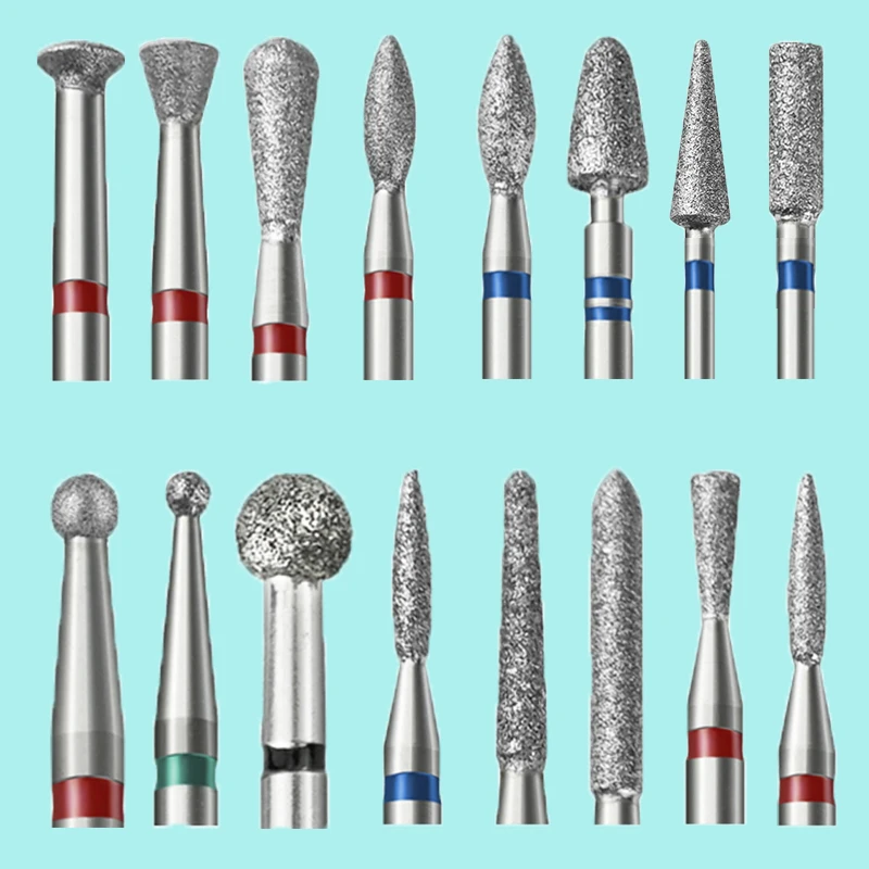 

Diamond Nail Drill Milling Nail Drill Bits Cuticle Cutter for Manicure Nail Files Electric Milling Burr Grinder Nail Accessories