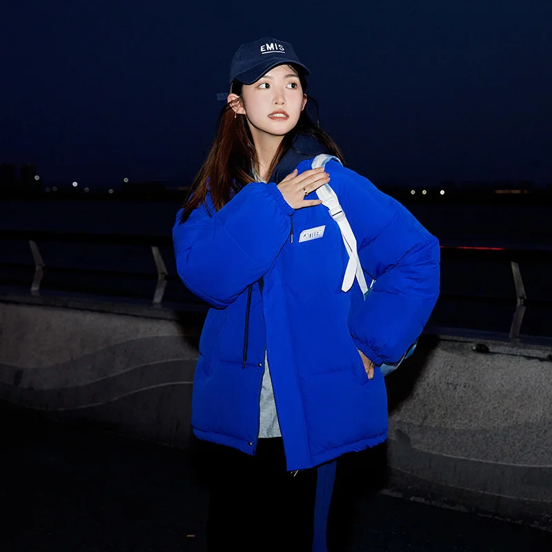 Women Cotton Coat For Winter Autumn Fashion Korea Padding Parkas Street Down Bread Jacket Loose Short Thickened Cotton Jacket