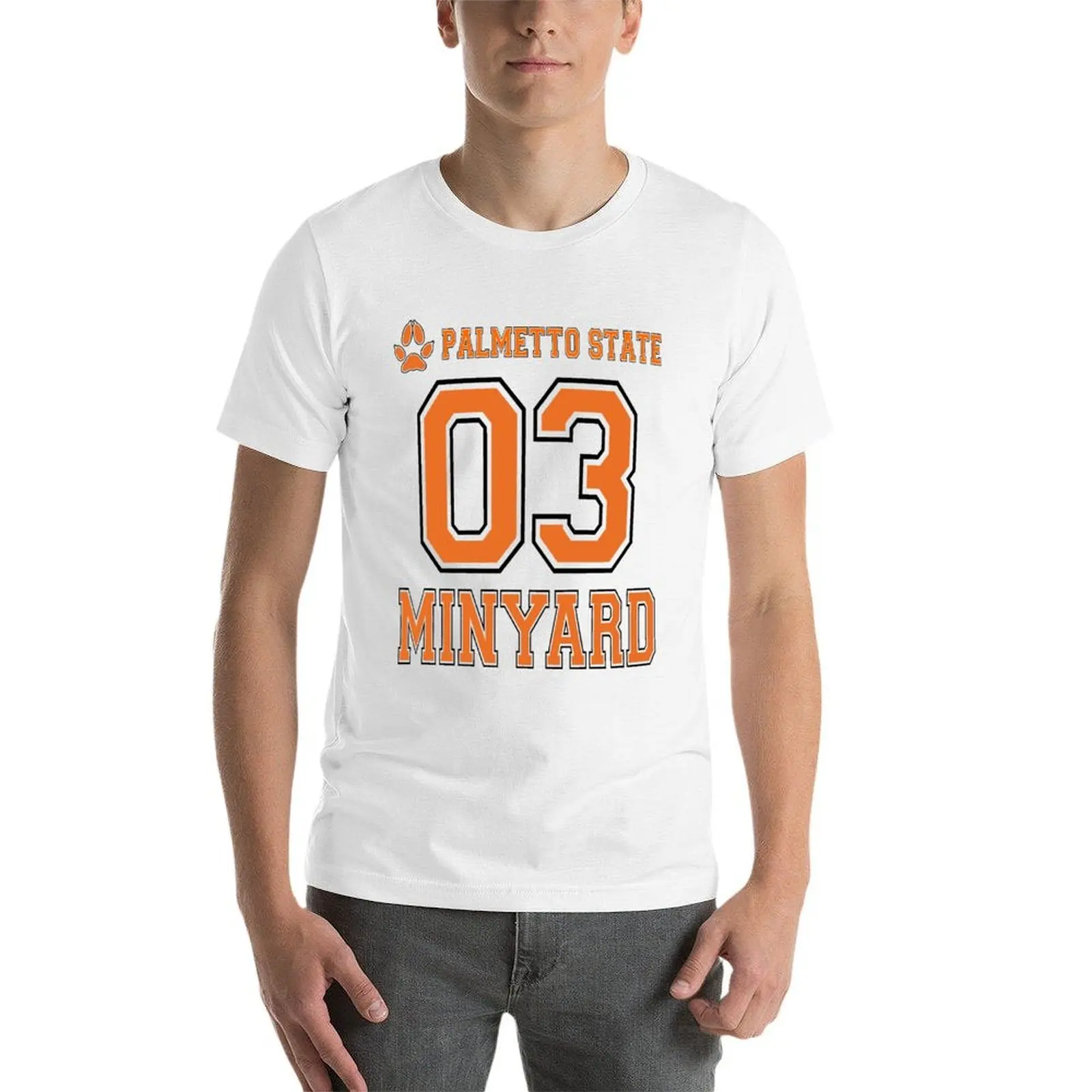 Фото Футболка Exy AFTG Andrew Minyard 03 Palmetto State Jersey T-Shirt Worker Basic с короткими рукавами №3