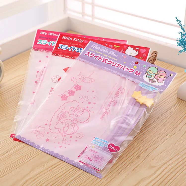

Sanrio Hello Kitty Invoice File Office Bag Melody Cute Cartoon Travel Home Storage Bag Girl Kawaii Home Stationery Storage Bag
