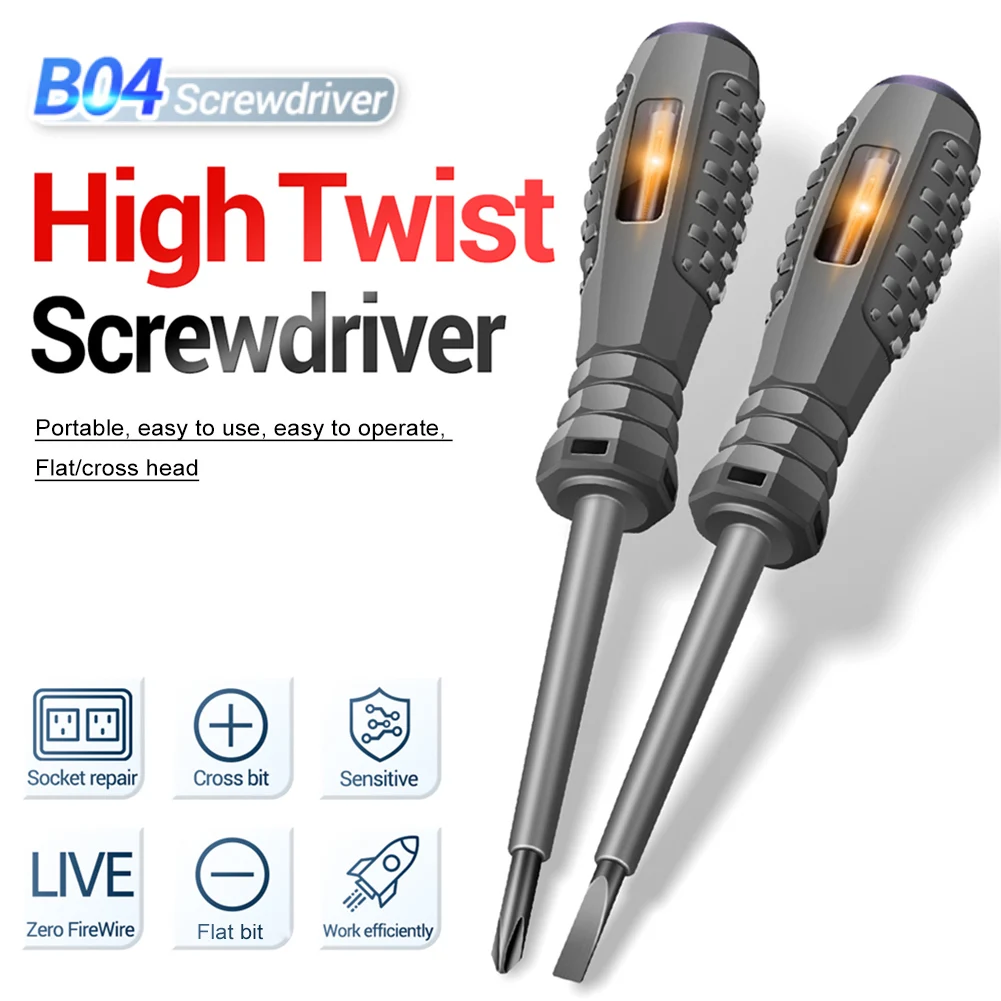 

Portable Electric Voltage Tester Pen Screwdriver AC Non-contact Induction Test Pencil Voltmeter Power Detector Voltage Meters
