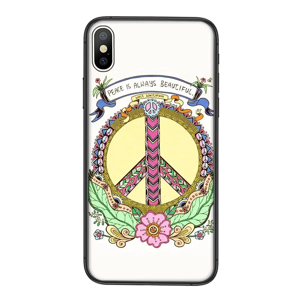 Для Samsung Galaxy Note 10 Plus Ultra M51 M31 M30S J6 J8 2018 A10 A10S A11 Ippy Hippie Psychedelic Black Etui Fashion Cheap |