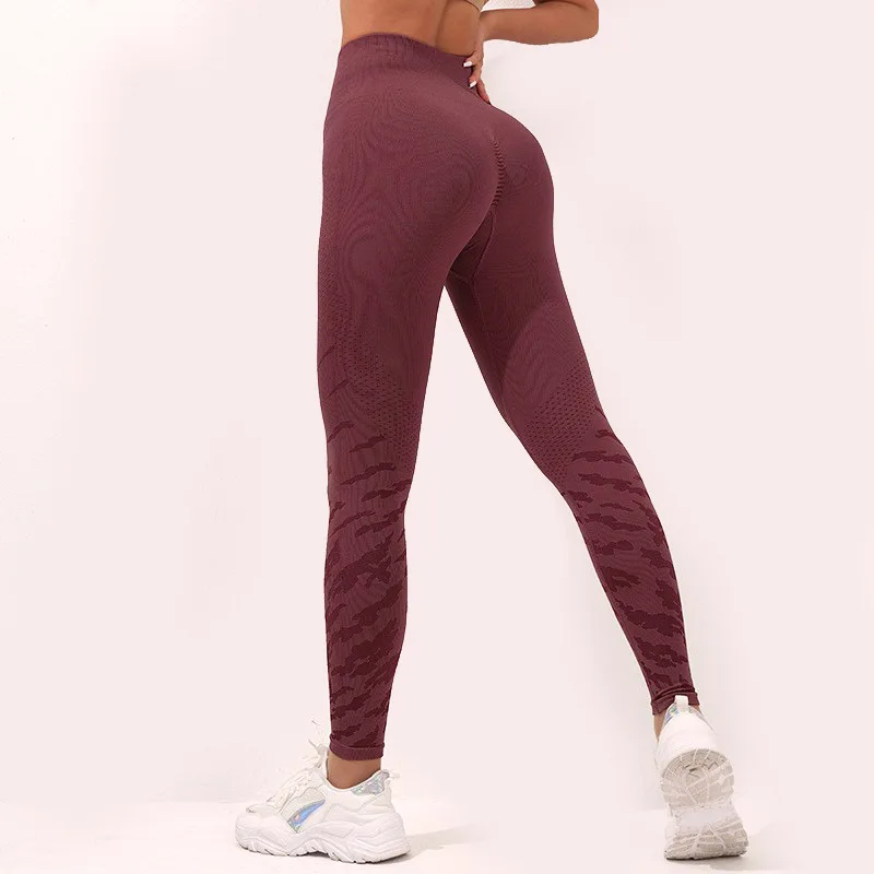 Новые яркие шелковые штаны для йоги с леопардовым узором высокой талией