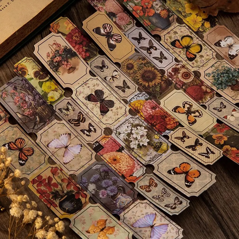

DIY Craft DIY Scrapbooking Scrapbooking Decor Vintage Sticker Material Sticker Corridor of Years Series Retro Sticker
