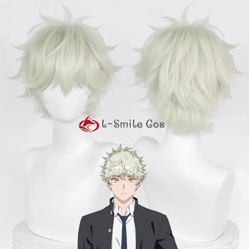 Парики Yatora Yaguchi аниме синий период короткий бирюзовый зеленый парик для косплея