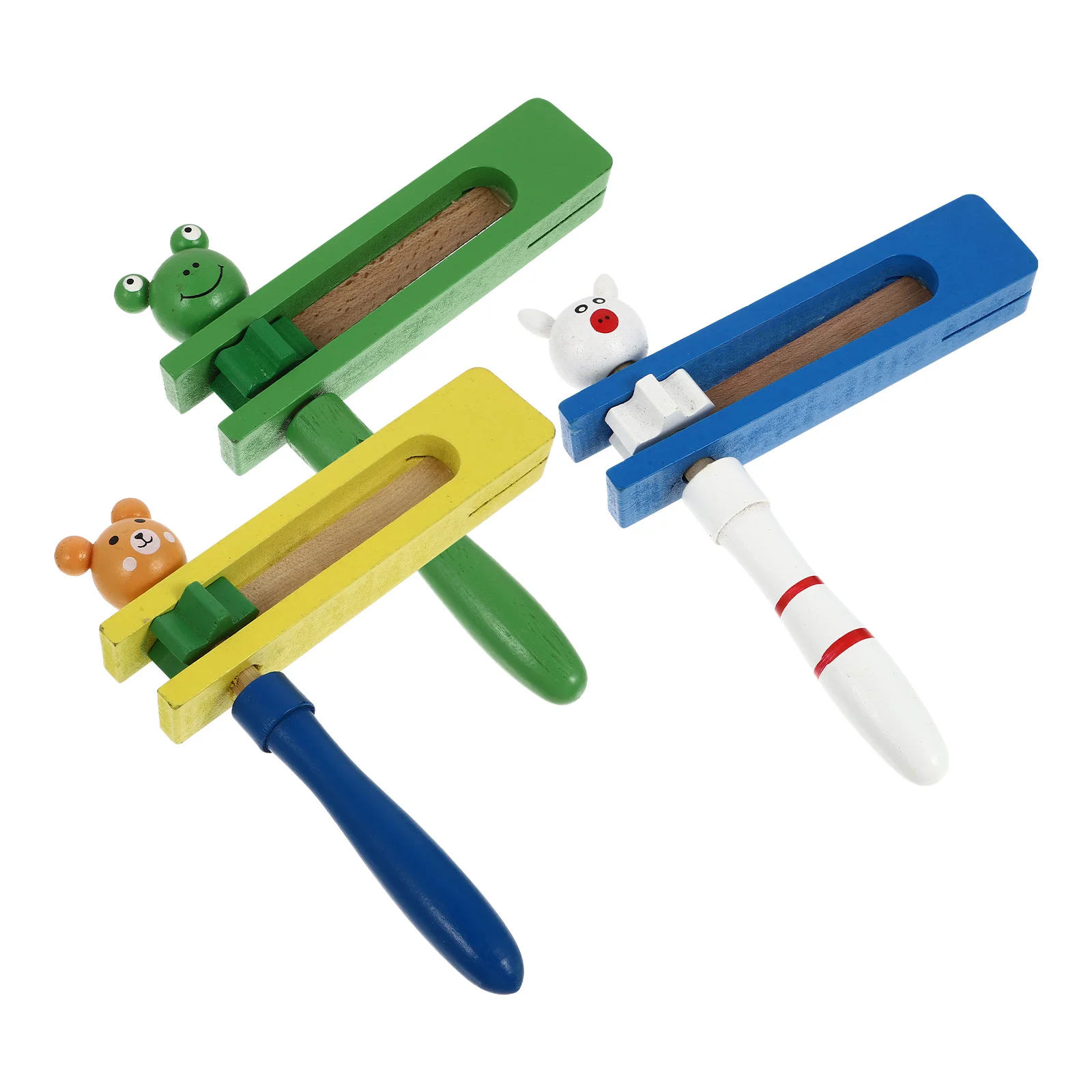 

3 Pcs Children Percussion Toys Toddlers Musical Castanet Toys Teaching Tools