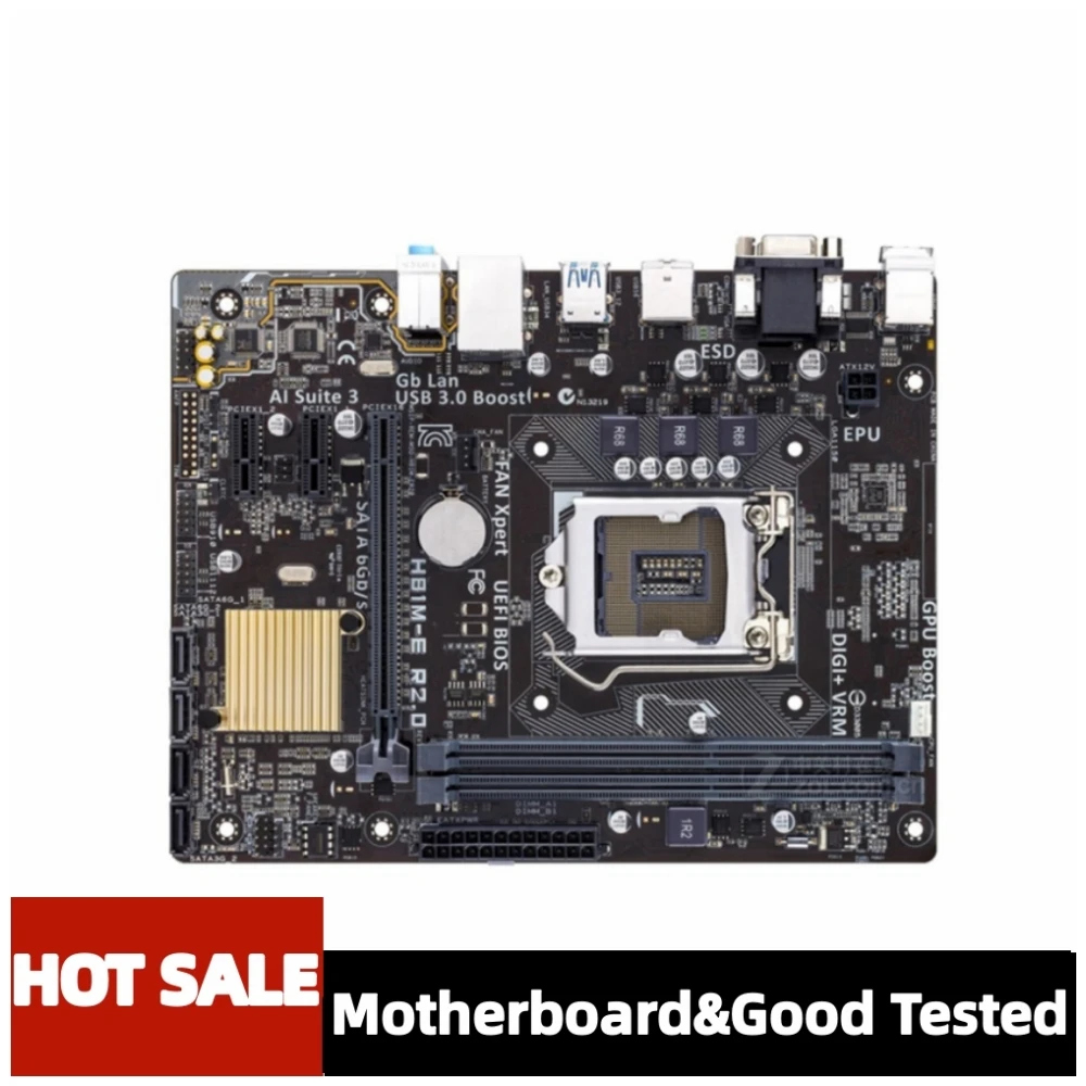 

H81M-E R2.0 материнская плата для настольного компьютера H81 Socket LGA 1150 i3 i5 i7 DDR3 16G Micro-ATX UEFI BIOS материнская плата