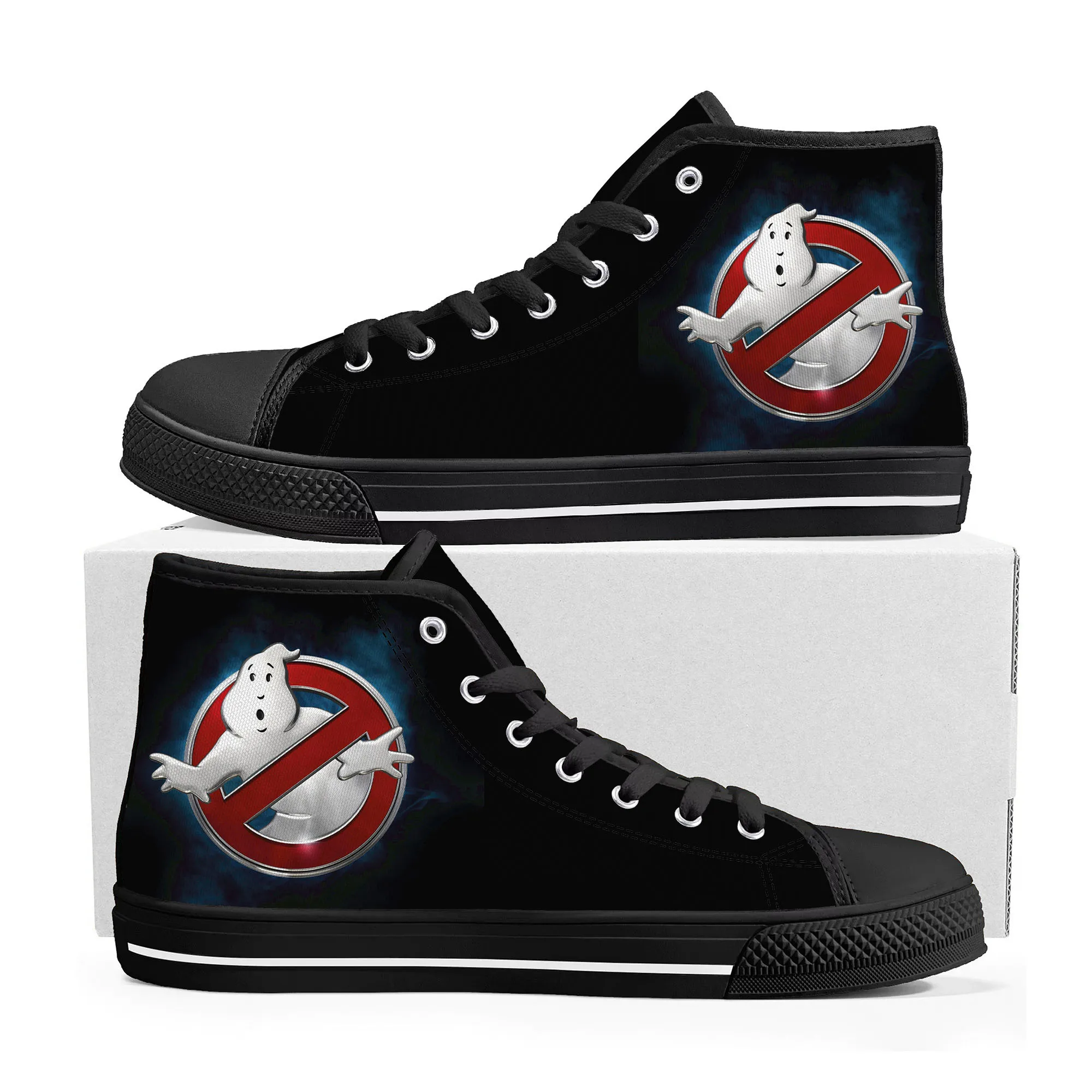 

Ghostbusters classic movie High Top High Quality Sneakers Mens Womens Teenager Canvas Sneaker Casual Custom Shoes Customize Shoe