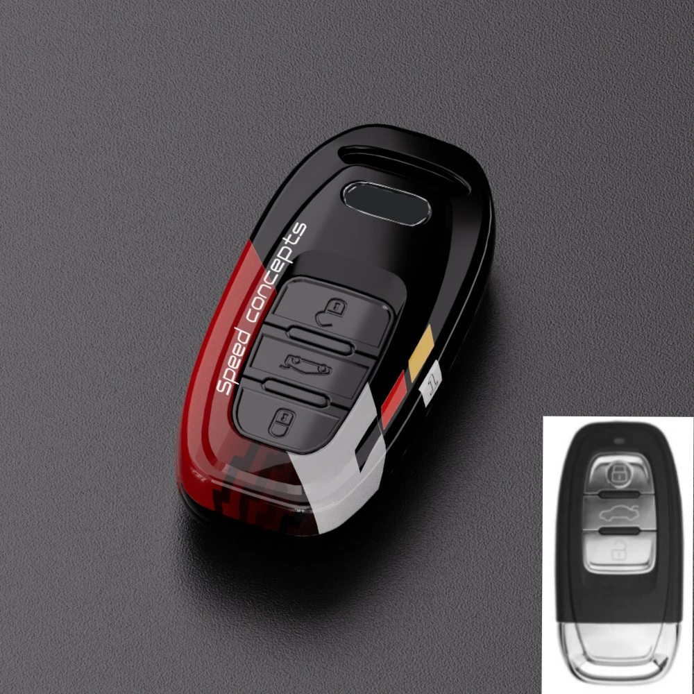 

Новый карбоновый чехол для автомобильного ключа из АБС-пластика для Audi A1 A3 8V A4 B8 B9 A5 A6 C7 A7 A8 Q3 Q5 Q7 S4 S6 S7 S8 R8 TT Shell Fob Автомобильные аксессуары