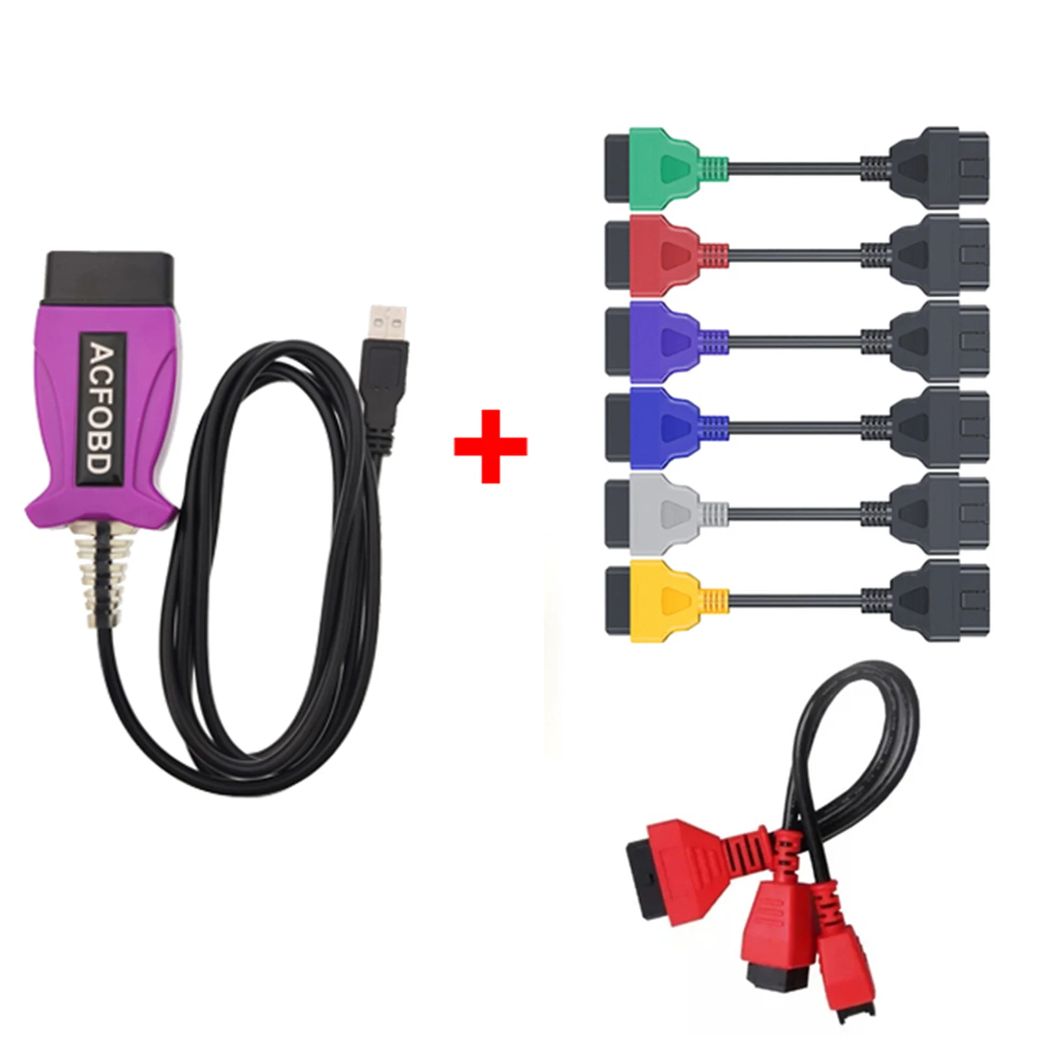 

Кабель для сканера ITCARDIAG ACFOBD OBD2 для Fiat/Alfa Romeo/Lancia/Chrysler/Dodge/Ram/Jeep, поддержка коррекции Mileaga и ABS подушки безопасности