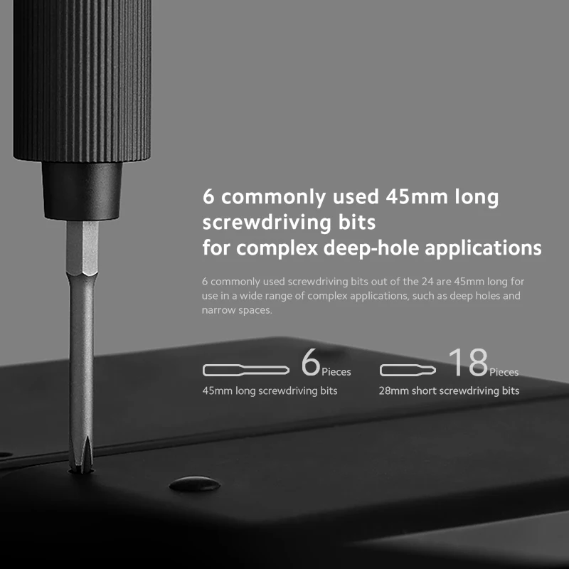 Набор отверток Xiaomi электрическая Прецизионная отвертка с двумя скоростями и