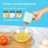 obelix wireless 3 speed mini egg beater electric food blender handheld egg beater cream cake baking dough mixer kitchen tools