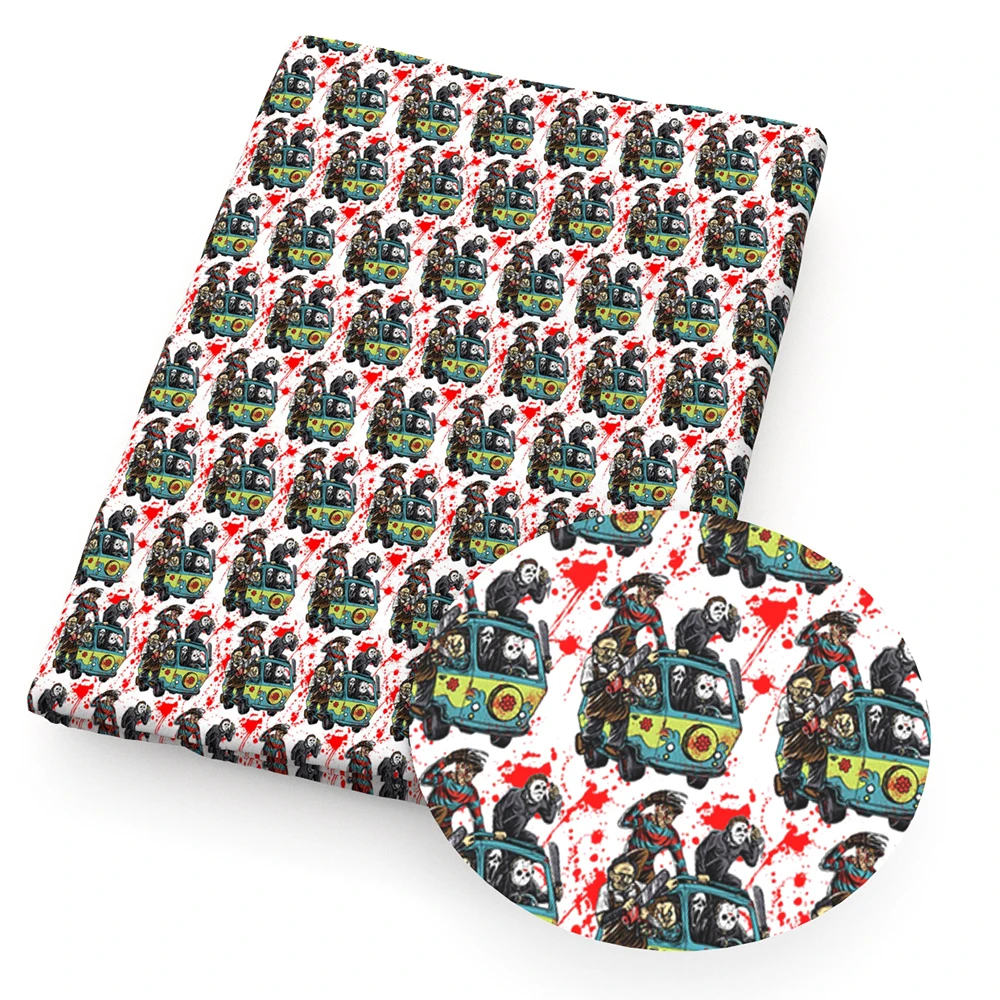 Ткань для Хэллоуина темы ужасов ткань шитья искусственный материал рукоделия