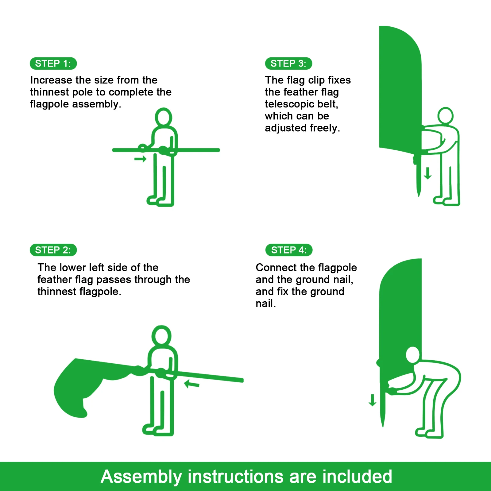 Флаг с перьями FSFLAG флаг алюминиевым флагом наружное украшение для рекламы