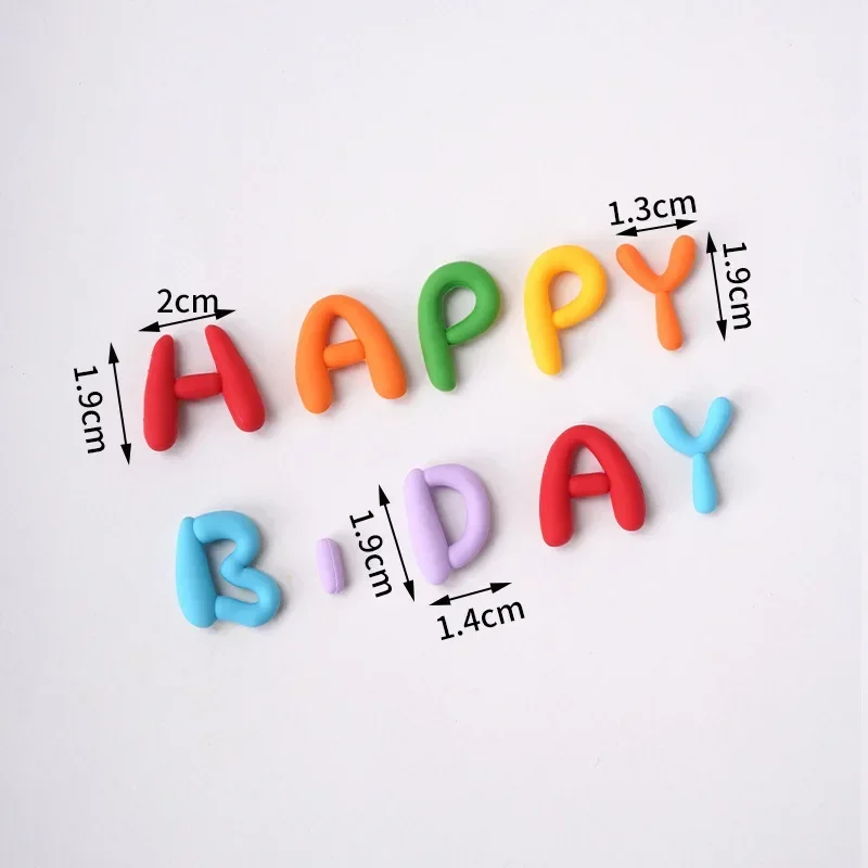 

Резиновые буквы для украшения кексов Happy Birthday