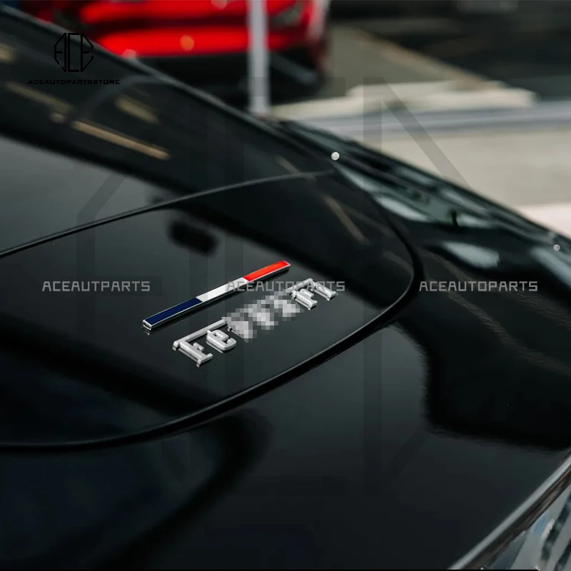 Авто значок на хвост автомобиля Италия Франция флаг наклейка с эмблемой для Ferrari