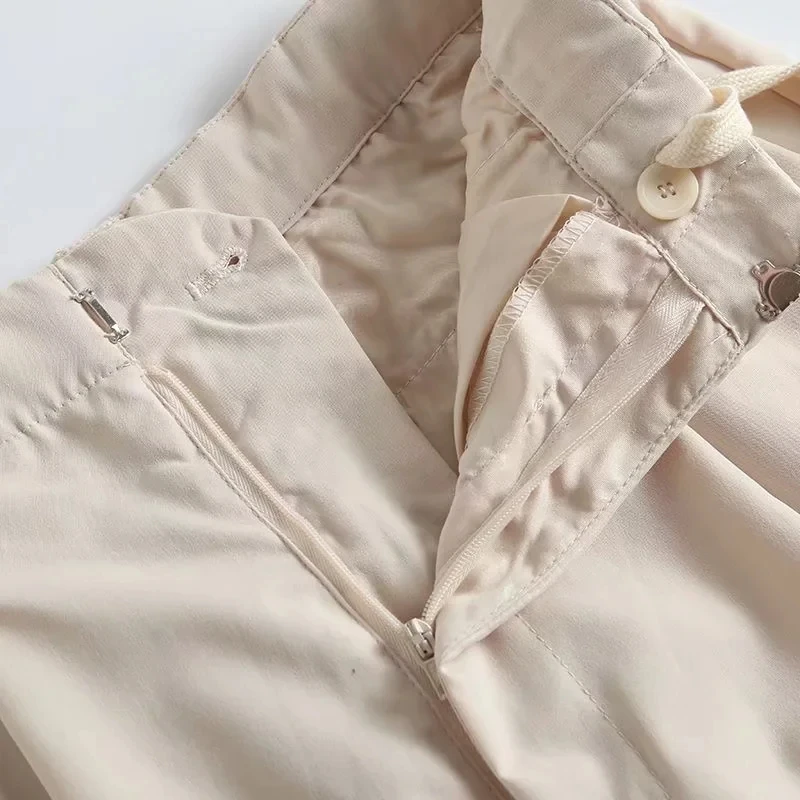 Withered Japanese Style Fashion Simple High Waist Harem Shorts Quick Drying Loose Bermuda Casual Shorts Women