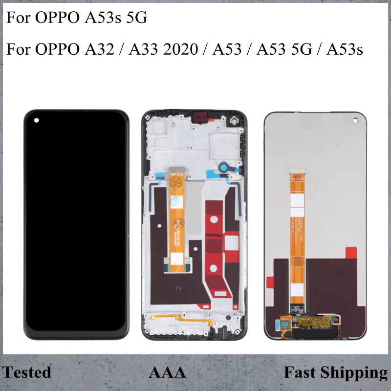 Оригинальный экран для OPPO A53 A32 A33 2020 ЖК-дисплей дигитайзер 5G A53s Замена ЖК-дисплея |